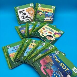 Complete Set 12 LeapFrog LeapStart Learn to Read Books Vol 1 & 2 Phonics